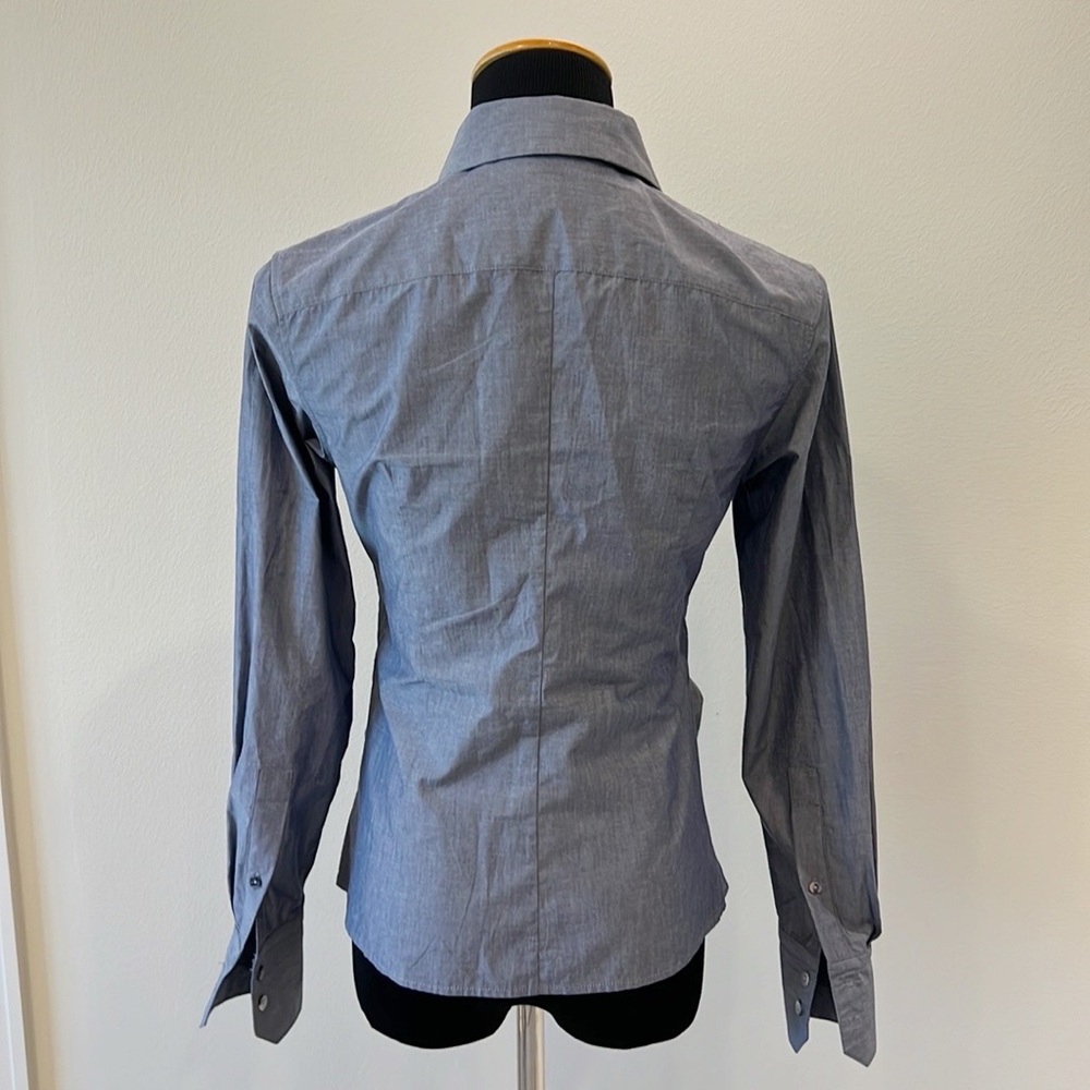 Grammar NYC Conjunction Tie Front Blouse - Picture 4 of 11